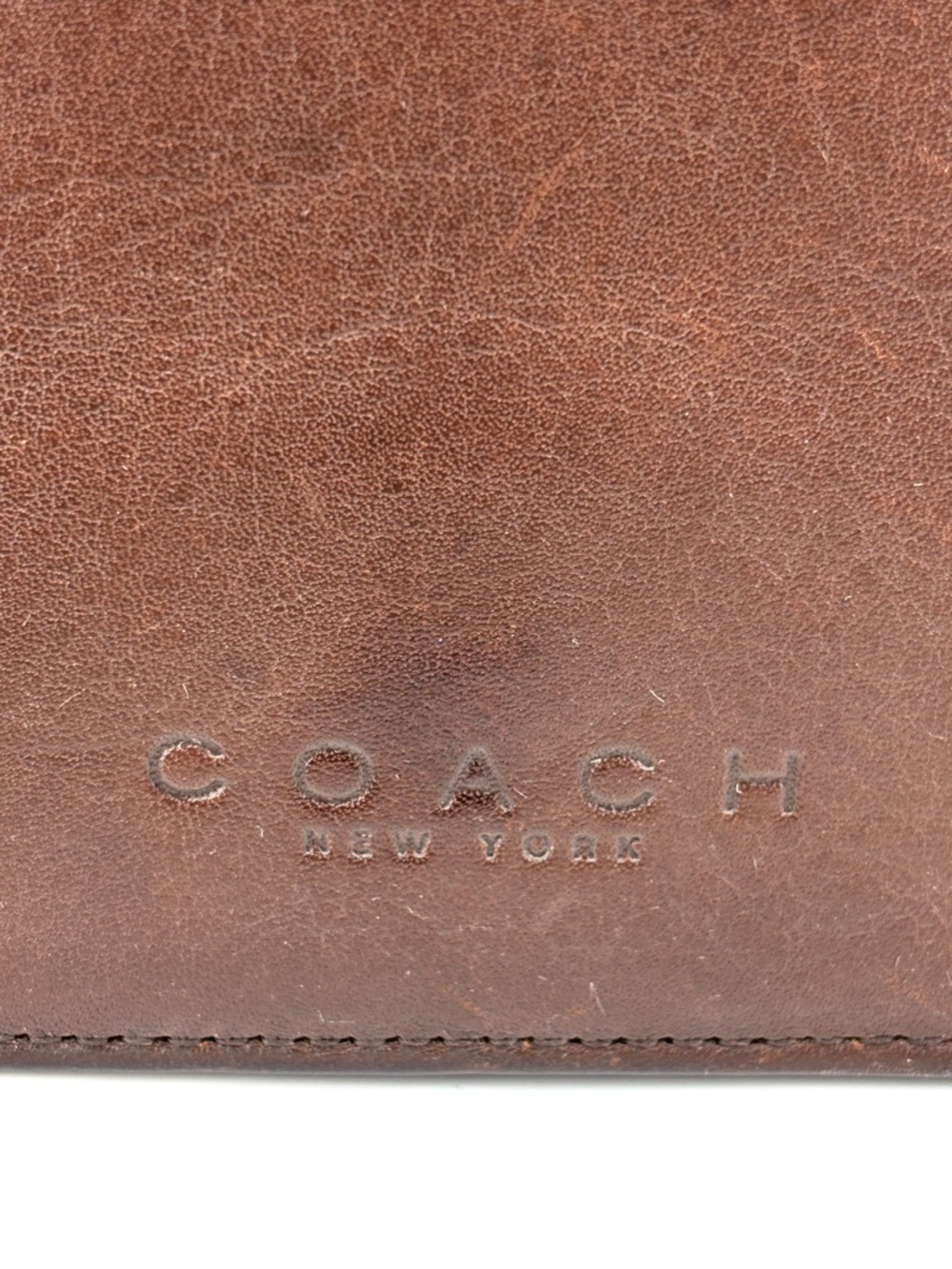 Vintage Coach Tribeca Flap Brown Leather Crossbody L8D-9092 - Picture 2 of 14
